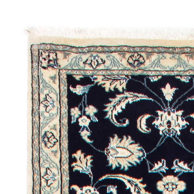 Biegacz Dywan perski - Nain - 400 x 77 cm - ciemnoniebieski