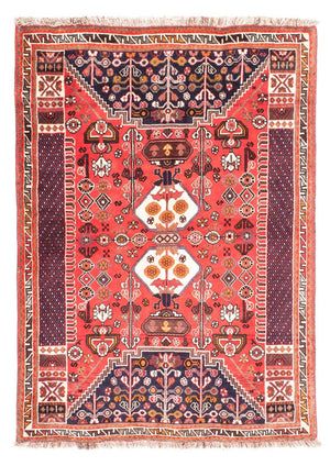 Perski dywan - Nomadyczny - 158 x 118 cm - jasna czerwień