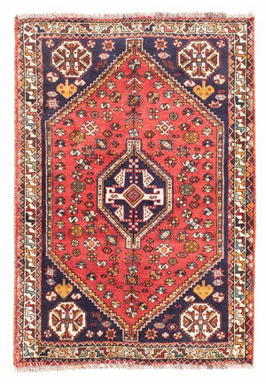 Perski dywan - Nomadyczny - 162 x 112 cm - ciemna czerwień