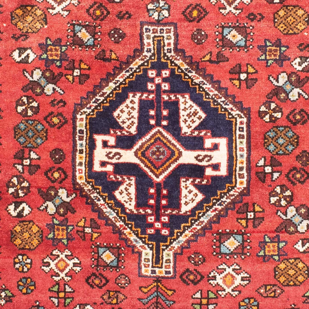 Perski dywan - Nomadyczny - 162 x 112 cm - ciemna czerwień