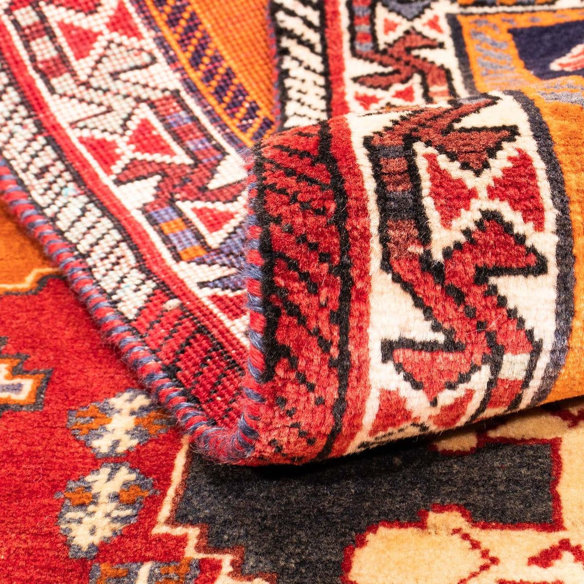 Biegacz Perski dywan - Nomadyczny - 180 x 80 cm - ciemna czerwień