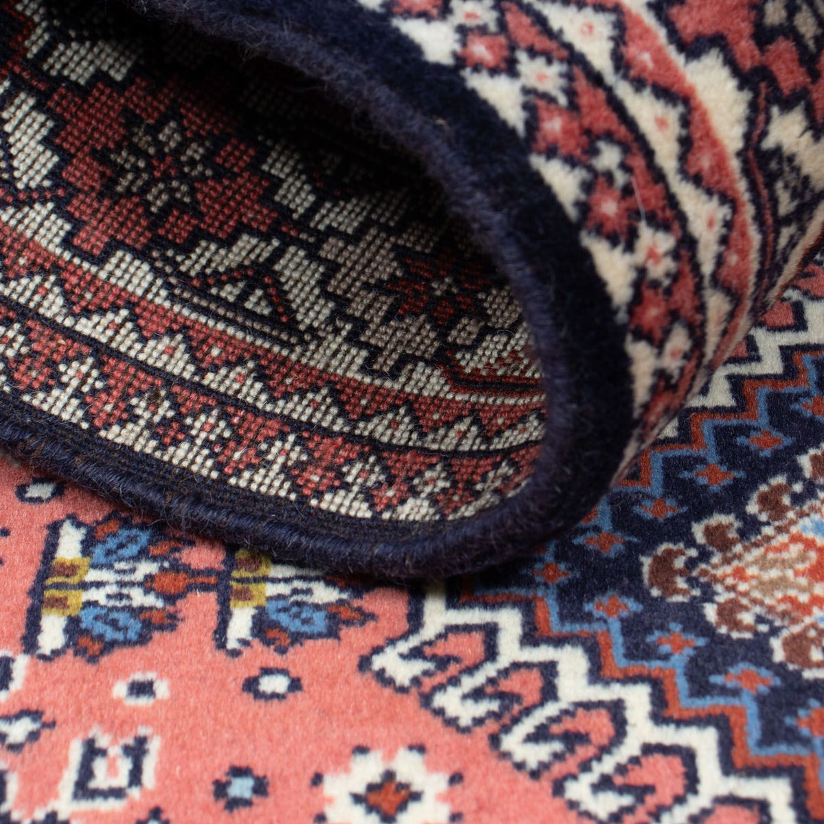 Perski dywan - Nomadyczny - 142 x 100 cm - ciemnoniebieski