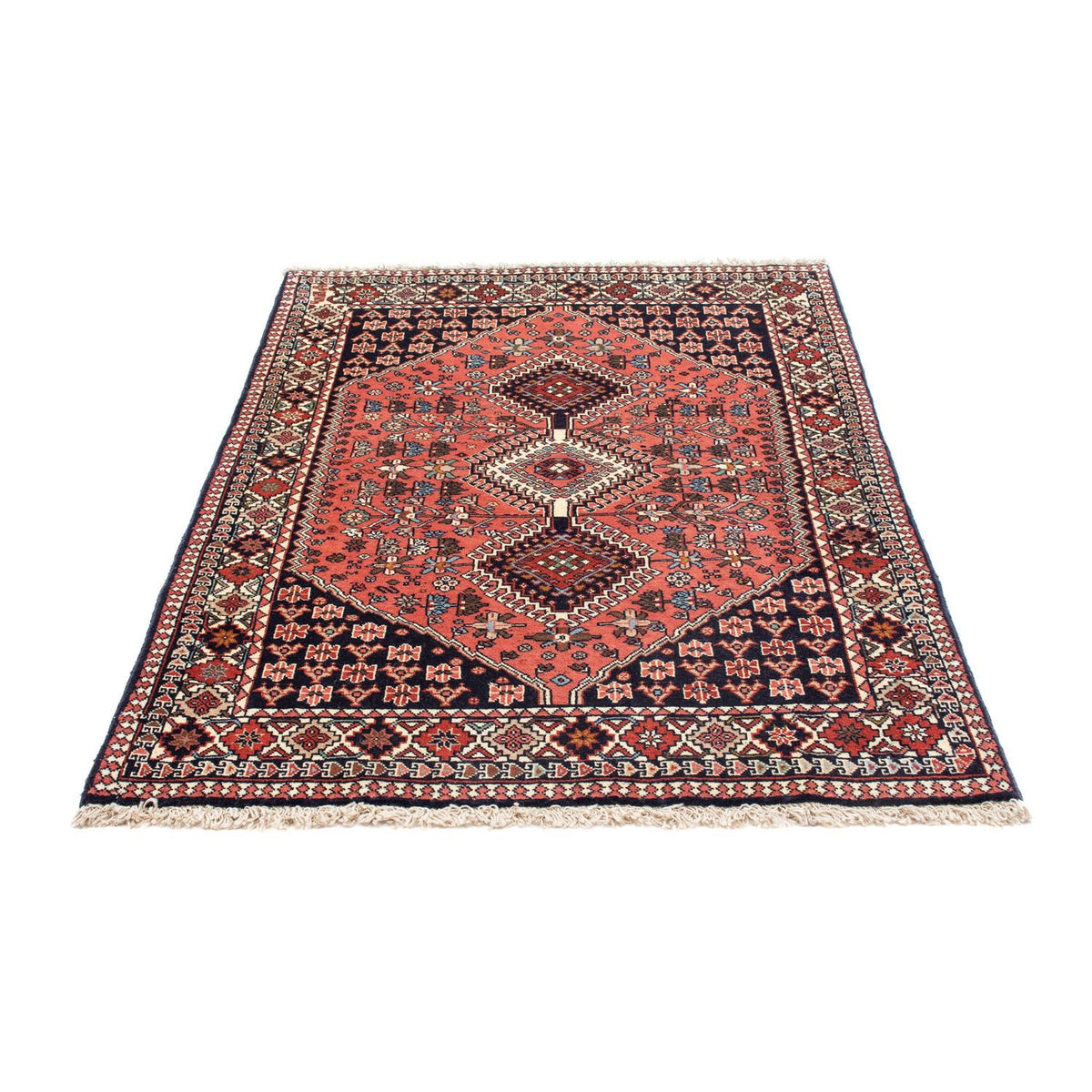 Perski dywan - Nomadyczny - 148 x 103 cm - ciemnoniebieski