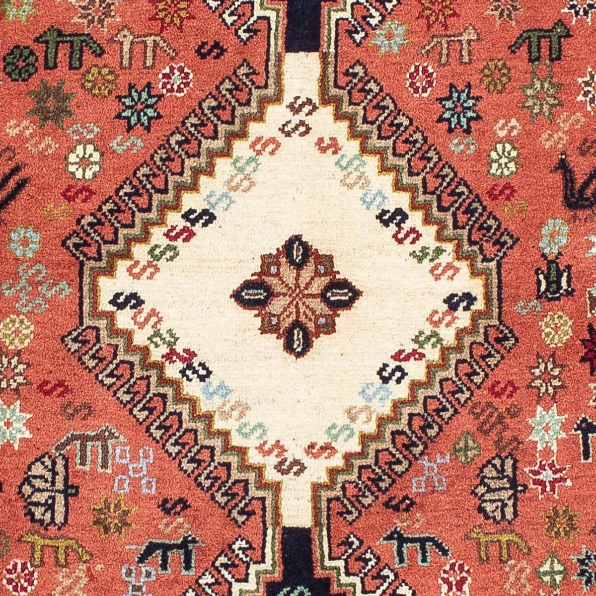 Perski dywan - Nomadyczny - 150 x 101 cm - ciemnoniebieski