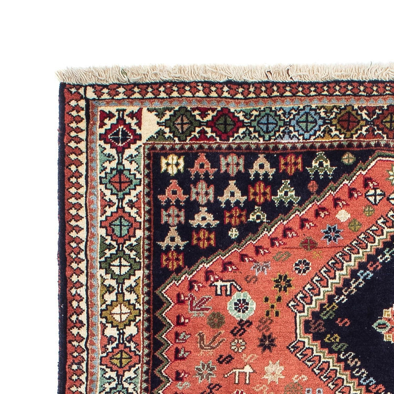 Perski dywan - Nomadyczny - 150 x 101 cm - ciemnoniebieski