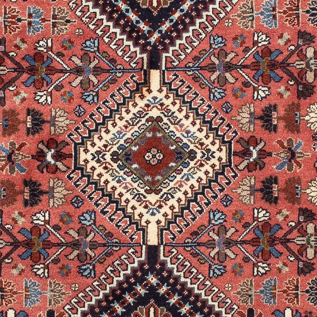 Perski dywan - Nomadyczny - 144 x 102 cm - ciemnoniebieski