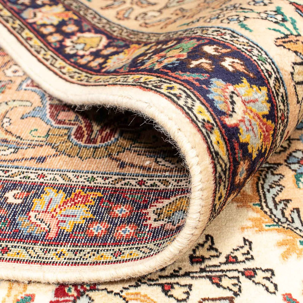 Dywan perski - Tabriz - Królewski - 392 x 303 cm - beżowy