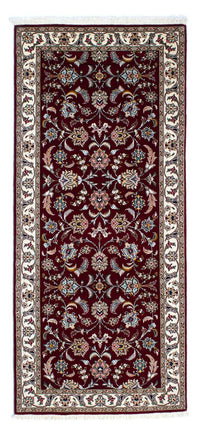 Biegacz Dywan perski - Tabriz - Królewski - 205 x 88 cm - ciemna czerwień