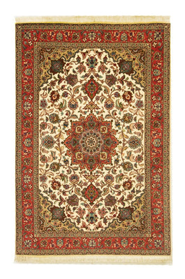 Dywan perski - Tabriz - Królewski - 155 x 103 cm - beżowy