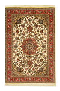 Dywan perski - Tabriz - Królewski - 155 x 103 cm - beżowy