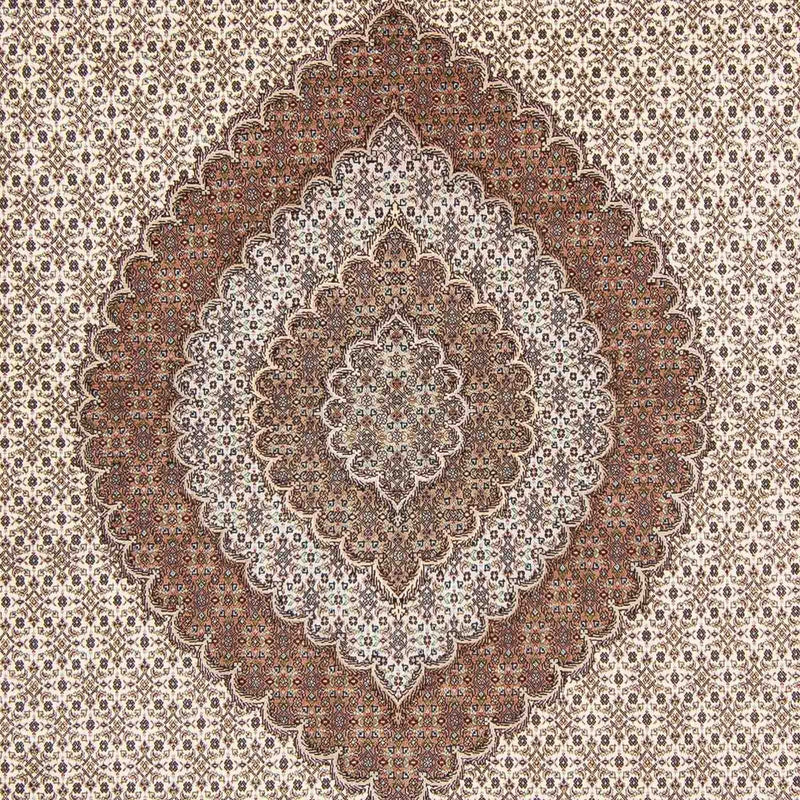 Dywan perski - Tabriz - 350 x 252 cm - jasnobrązowy