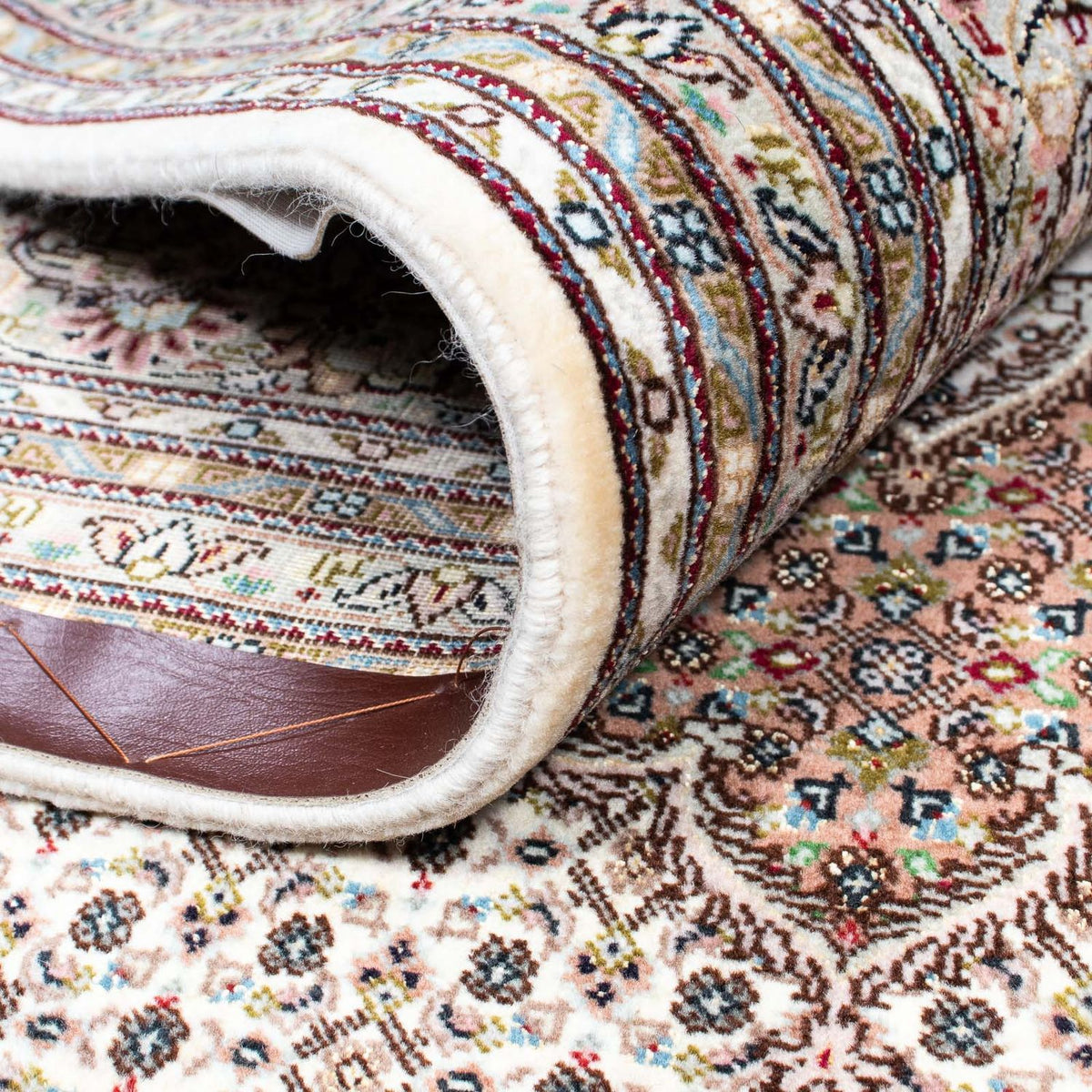 Dywan perski - Tabriz - 350 x 252 cm - jasnobrązowy