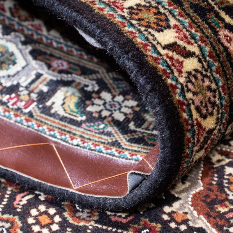 Biegacz Dywan perski - Tabriz - 201 x 77 cm - ciemnoniebieski