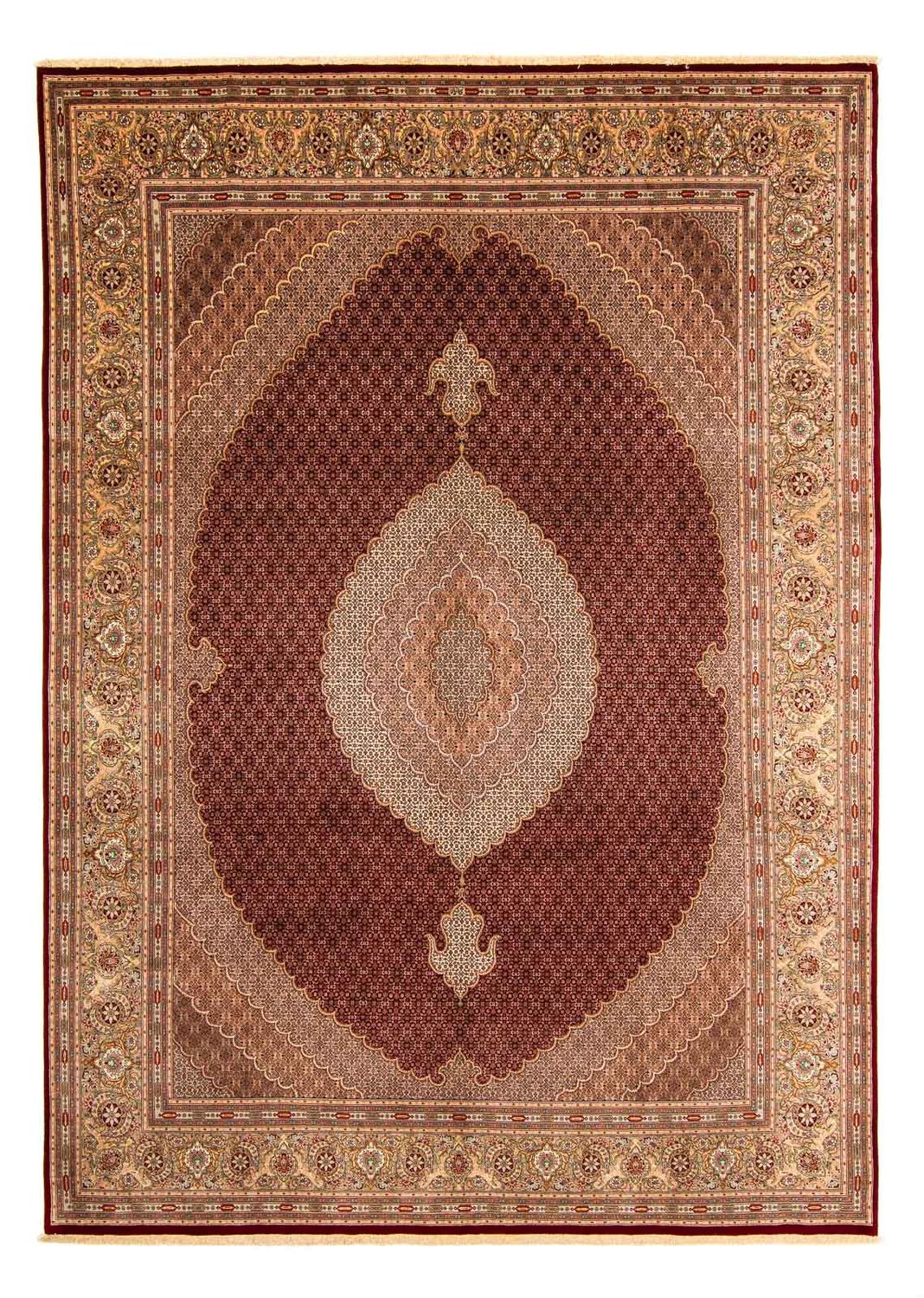 Dywan perski - Tabriz - 400 x 298 cm - ciemna czerwień