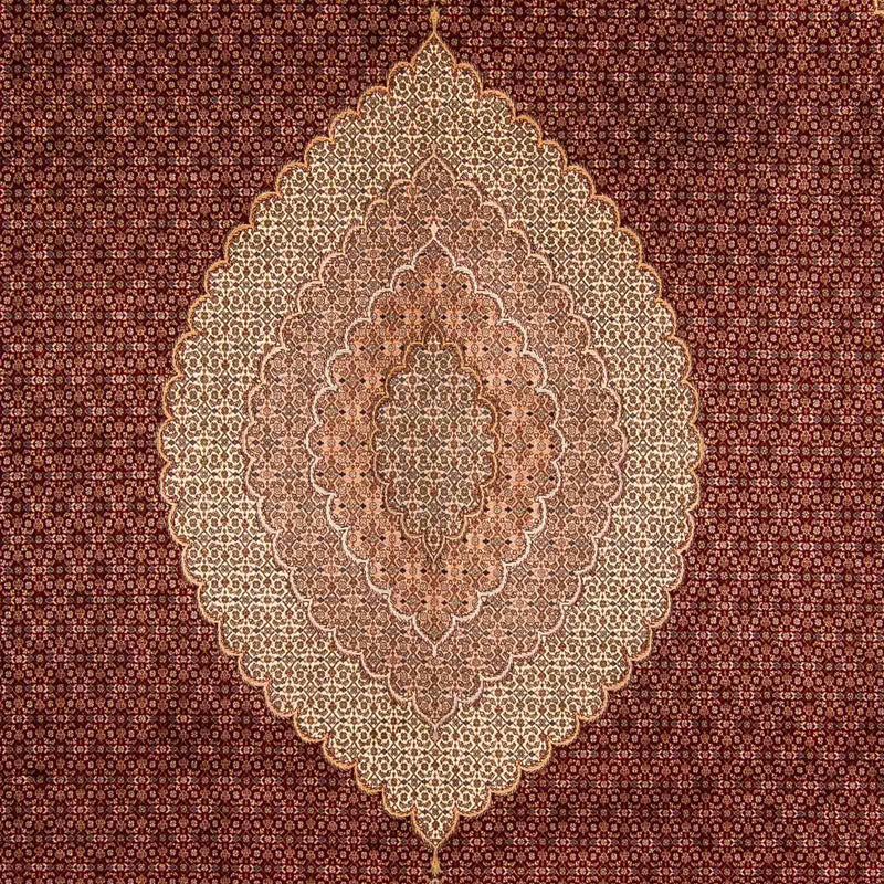 Dywan perski - Tabriz - 400 x 298 cm - ciemna czerwień