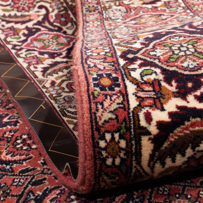 Dywan perski - Bijar - 302 x 198 cm - ciemna czerwień