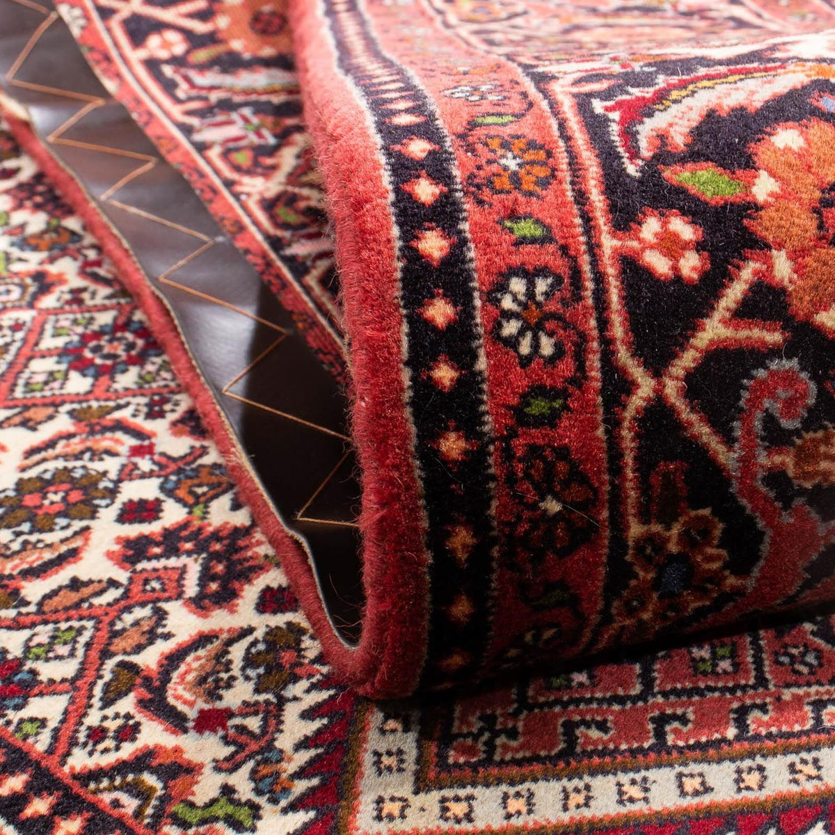 Dywan perski - Bijar - 243 x 174 cm - jasna czerwień