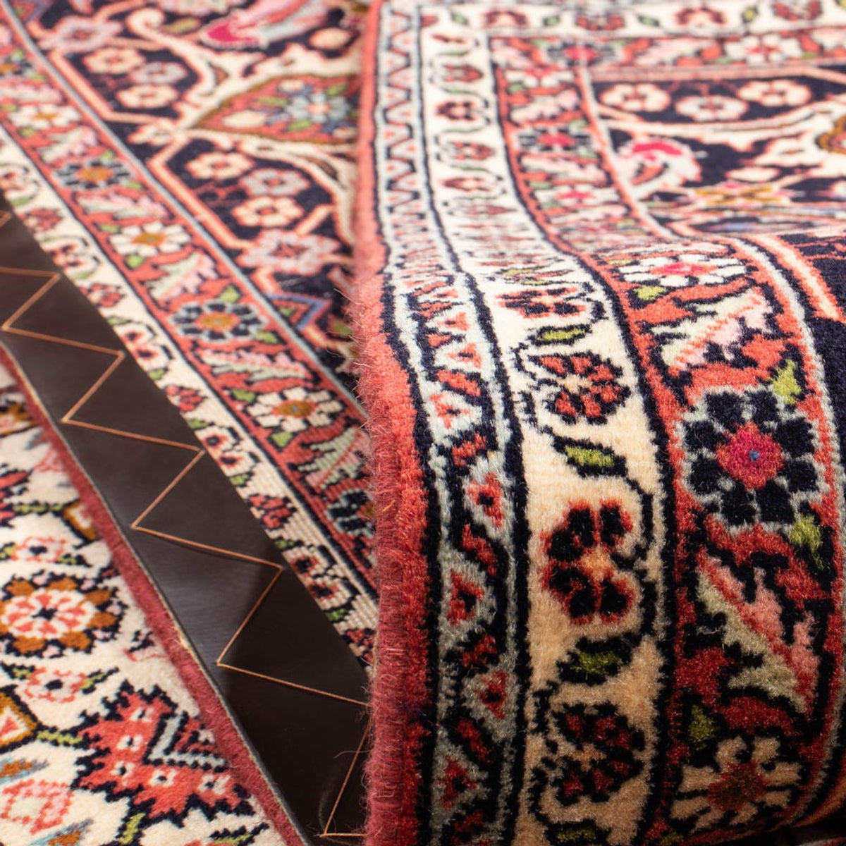 Dywan perski - Bijar - 330 x 247 cm - jasna czerwień