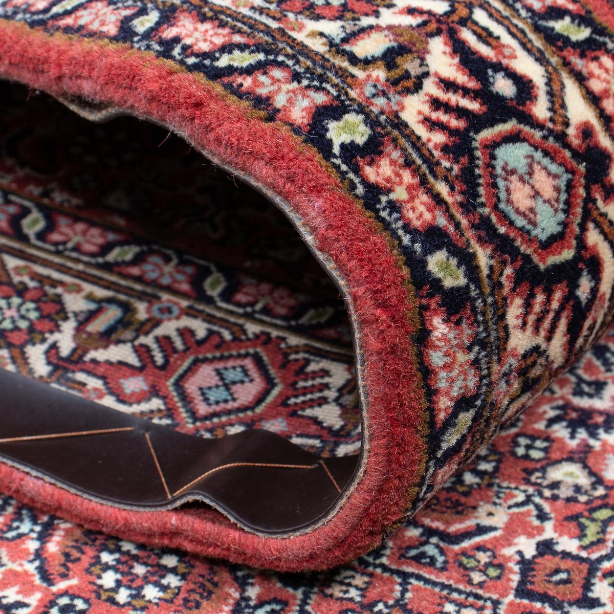 Biegacz Dywan perski - Bijar - 400 x 88 cm - jasna czerwień