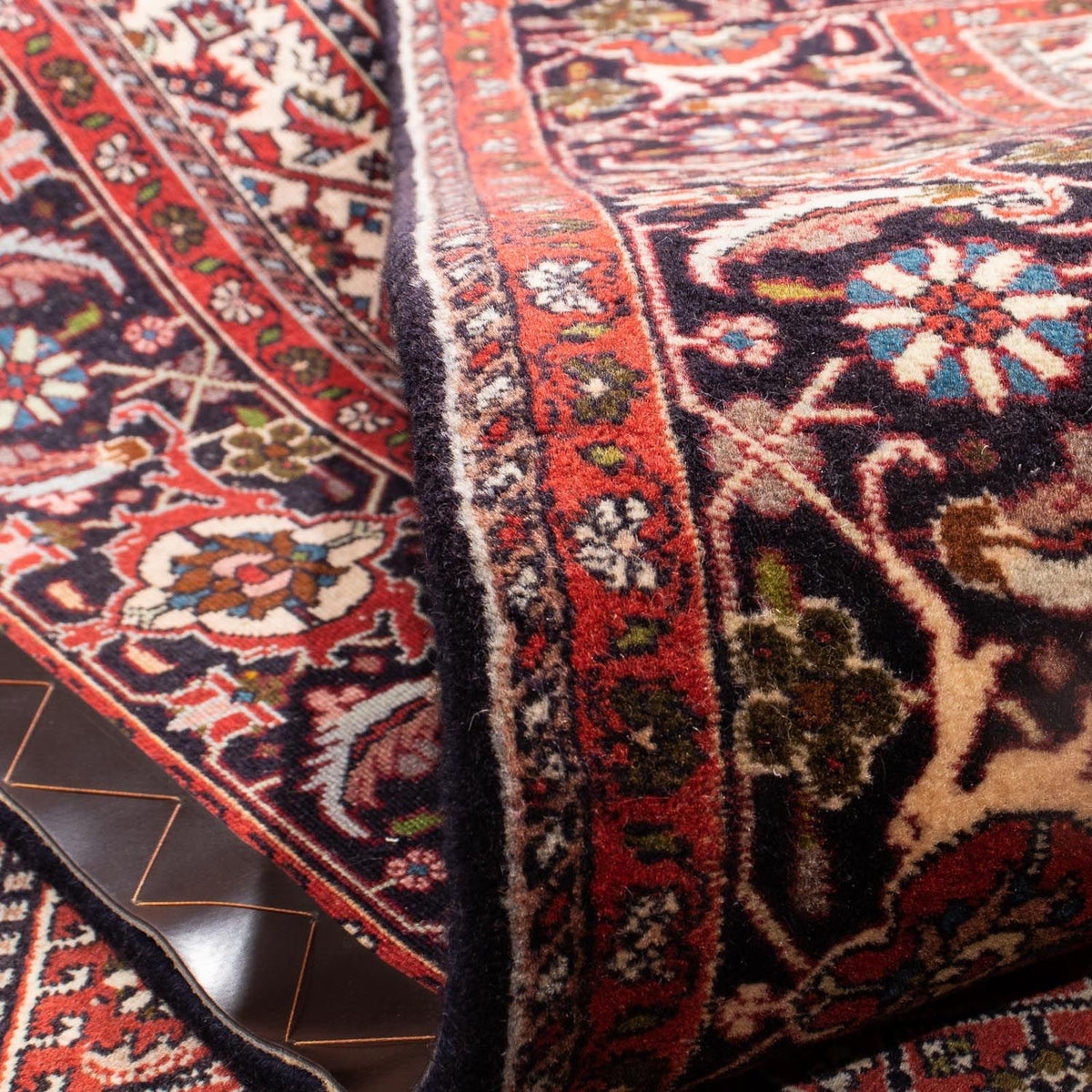 Dywan perski - Bijar - 242 x 173 cm - jasna czerwień