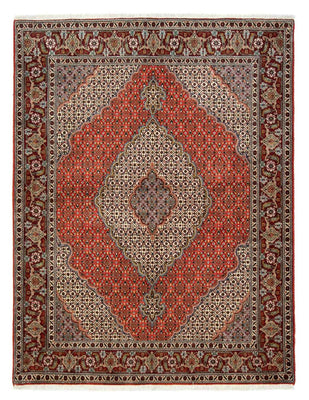 Dywan perski - Tabriz - 200 x 150 cm - ciemna czerwień