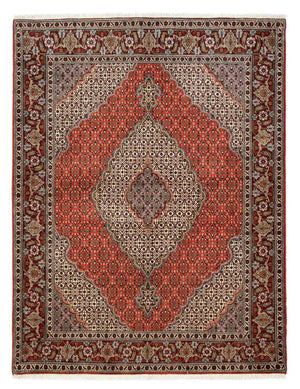 Dywan perski - Tabriz - 200 x 150 cm - ciemna czerwień