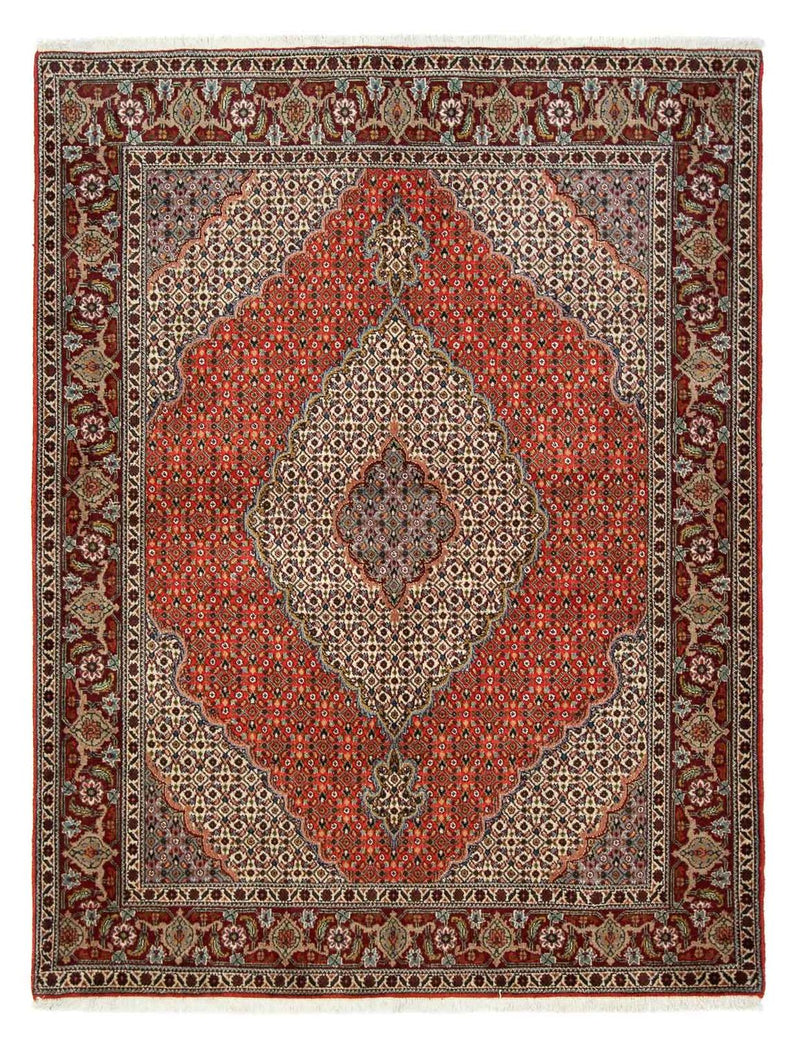 Dywan perski - Tabriz - 200 x 150 cm - ciemna czerwień