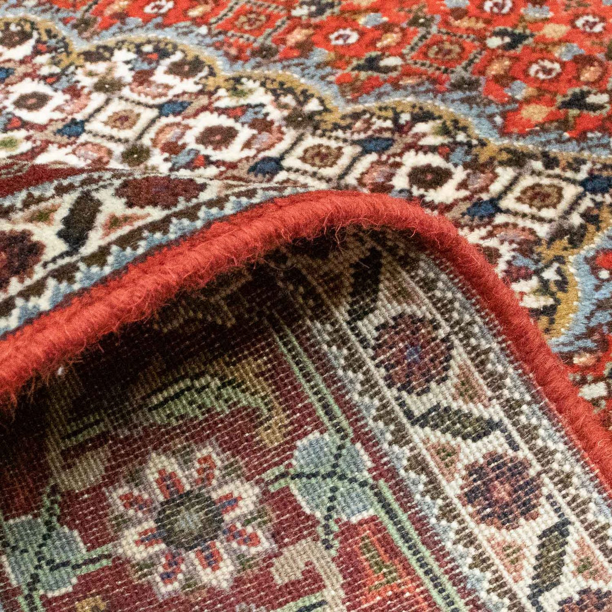 Dywan perski - Tabriz - 200 x 150 cm - ciemna czerwień