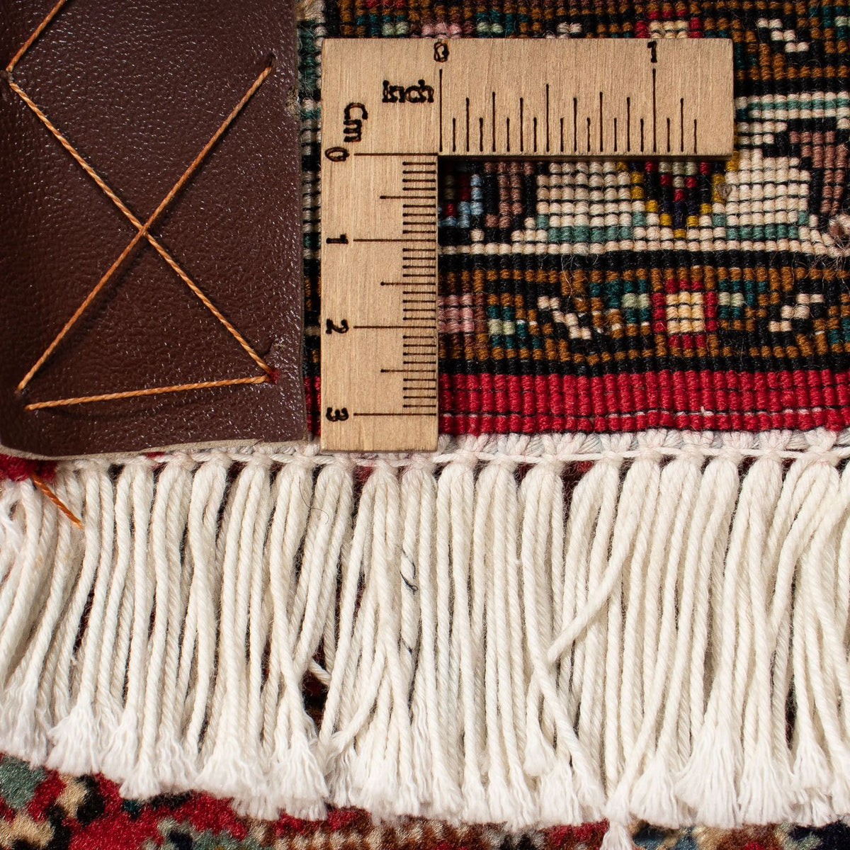 Dywan perski - Tabriz kwadratowy  - 203 x 200 cm - czerwony