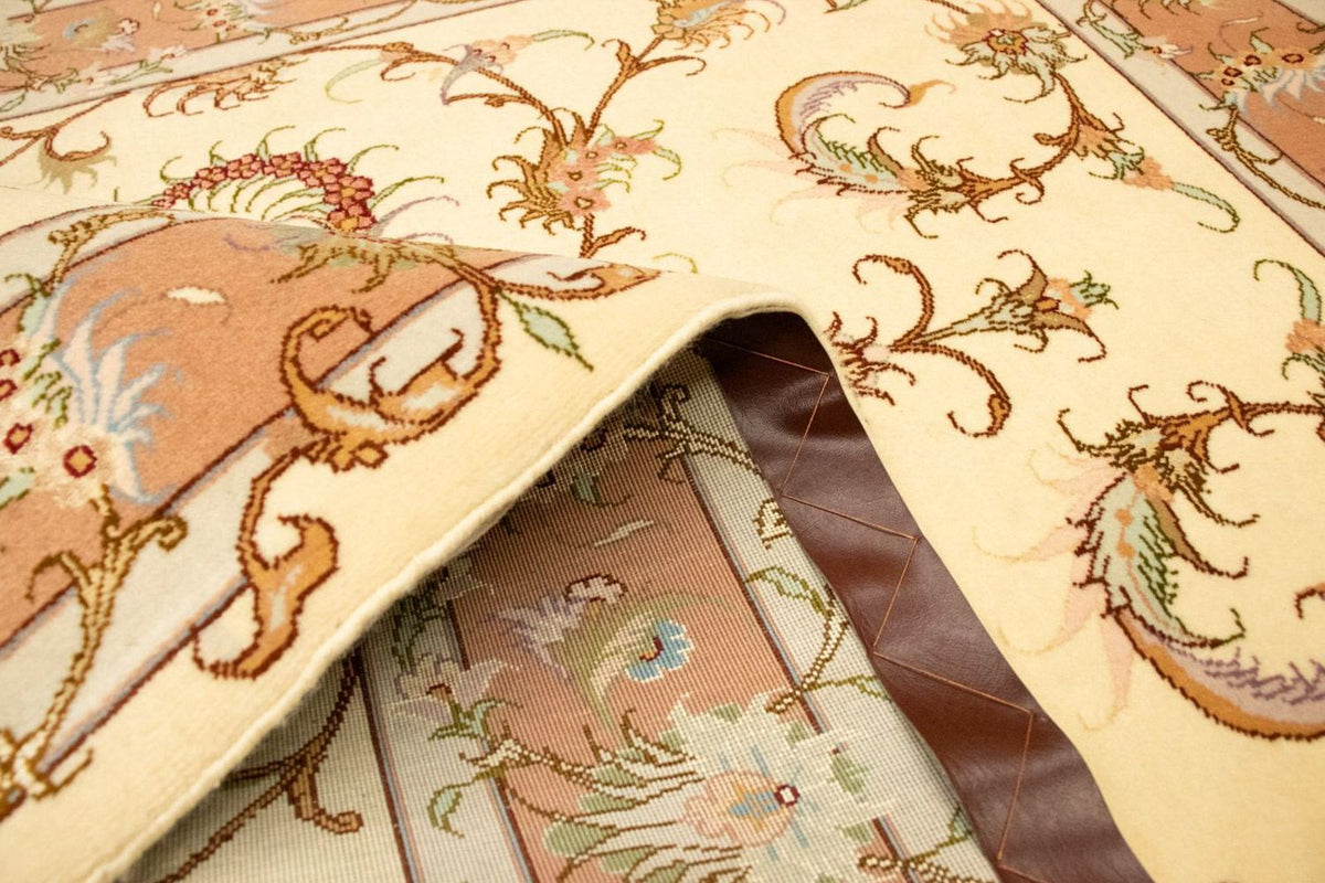 Dywan perski - Tabriz - Królewski - 162 x 103 cm - beżowy