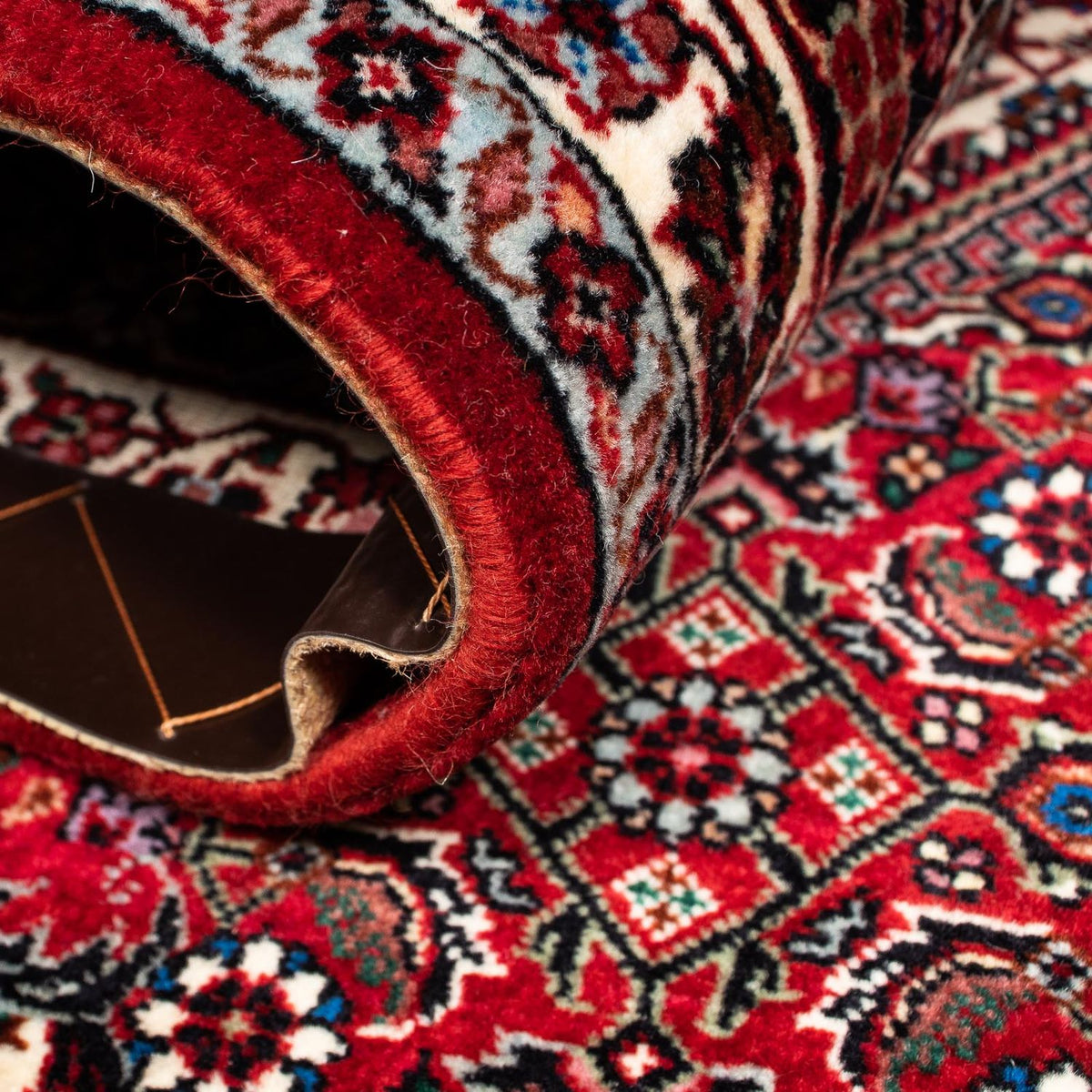 Dywan perski - Bijar - 257 x 204 cm - ciemna czerwień