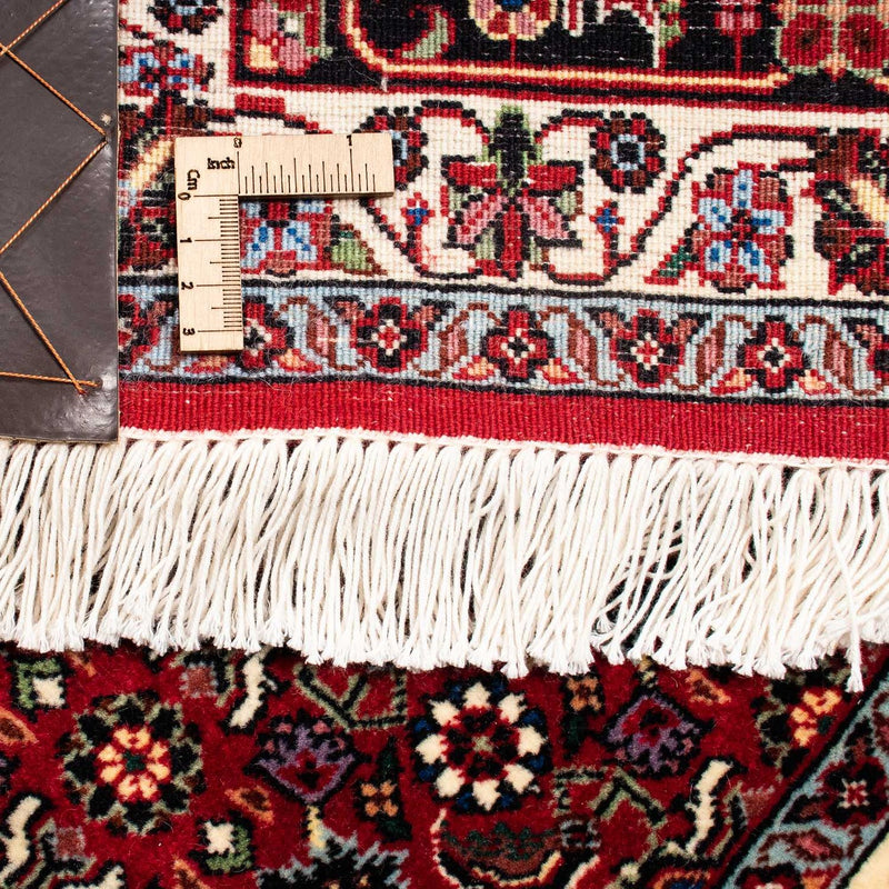 Dywan perski - Bijar - 257 x 204 cm - ciemna czerwień