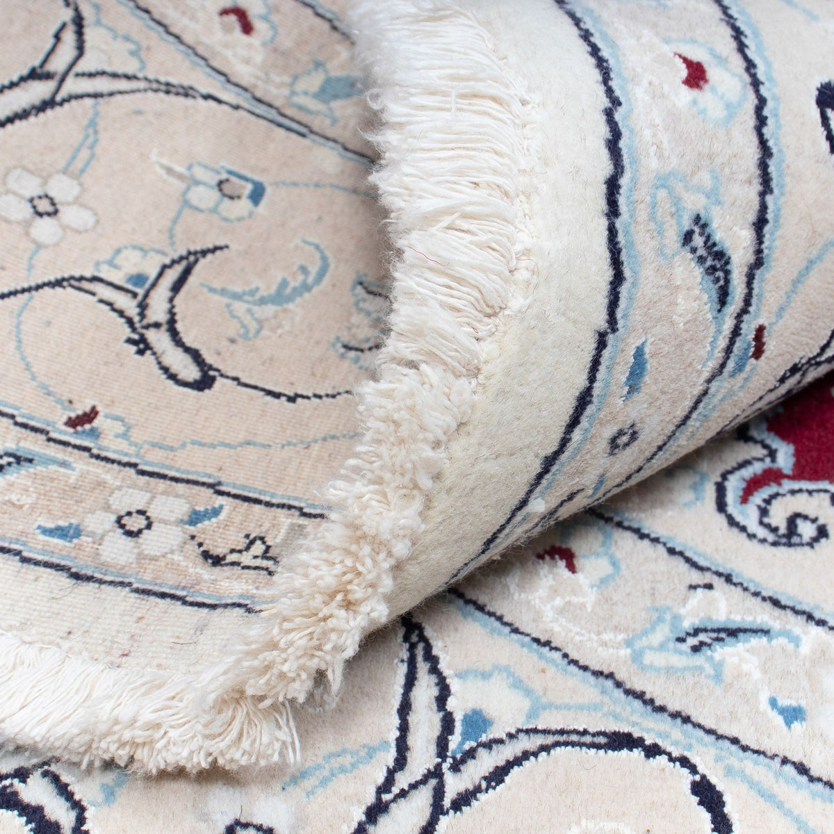 Dywan perski - Nain okrągły  - 250 x 250 cm - ciemna czerwień