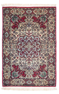 Dywan perski - Isfahan - Premium - 124 x 83 cm - ciemna czerwień
