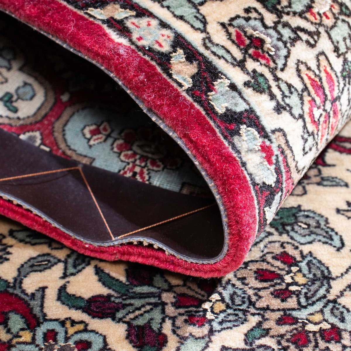 Dywan perski - Isfahan - Premium - 124 x 83 cm - ciemna czerwień