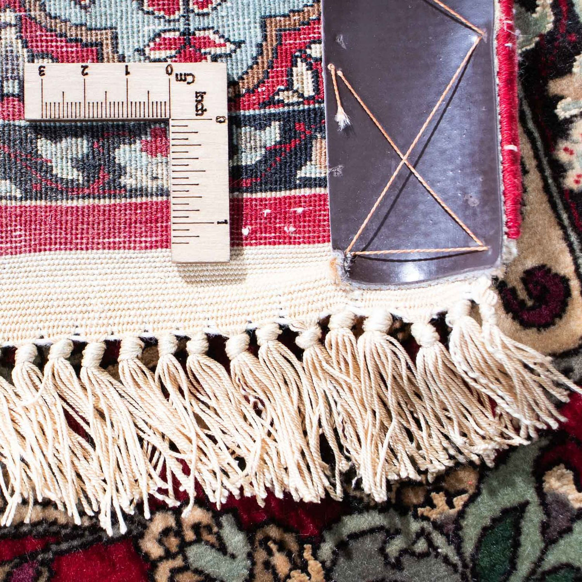 Dywan perski - Isfahan - Premium - 124 x 83 cm - ciemna czerwień