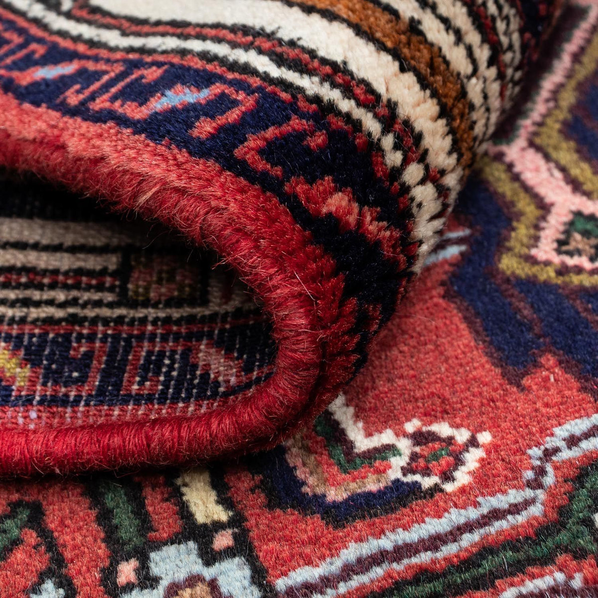 Perski dywan - Nomadyczny - 125 x 80 cm - ciemna czerwień