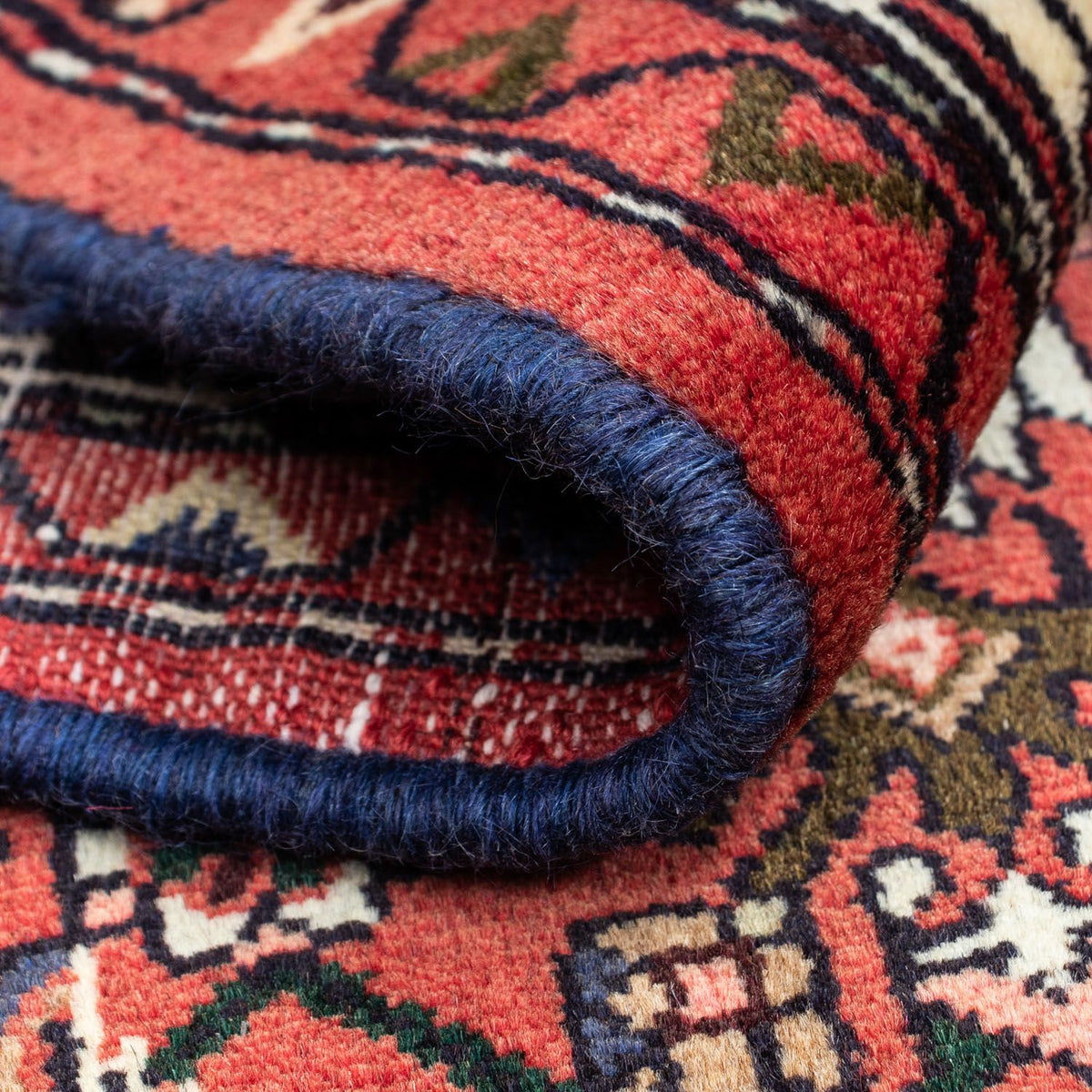 Perski dywan - Nomadyczny - 125 x 80 cm - jasna czerwień