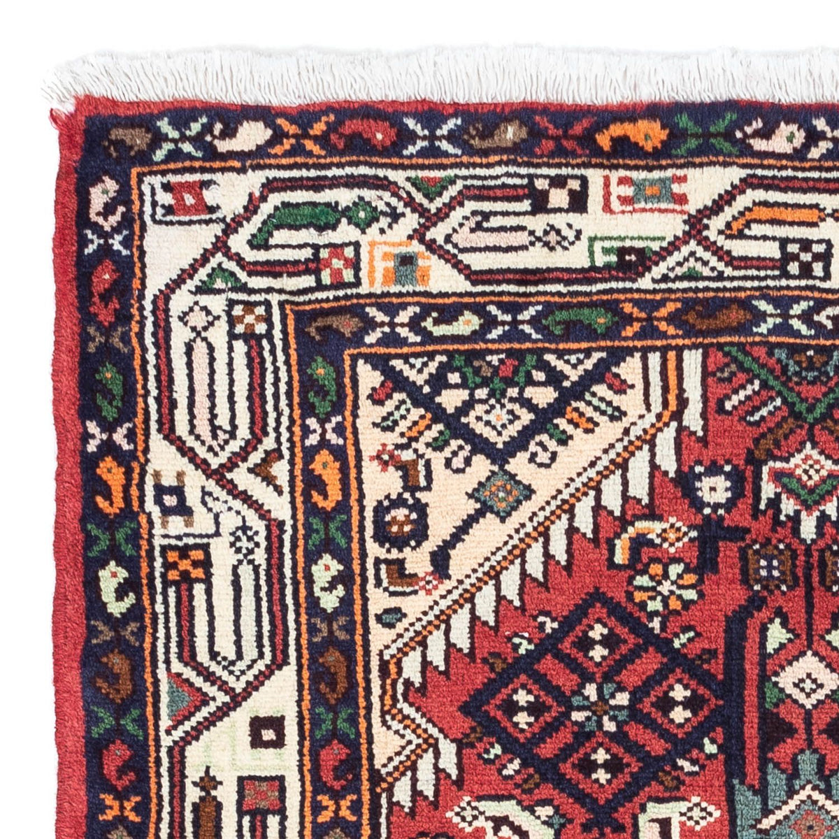 Perski dywan - Nomadyczny - 125 x 80 cm - jasna czerwień