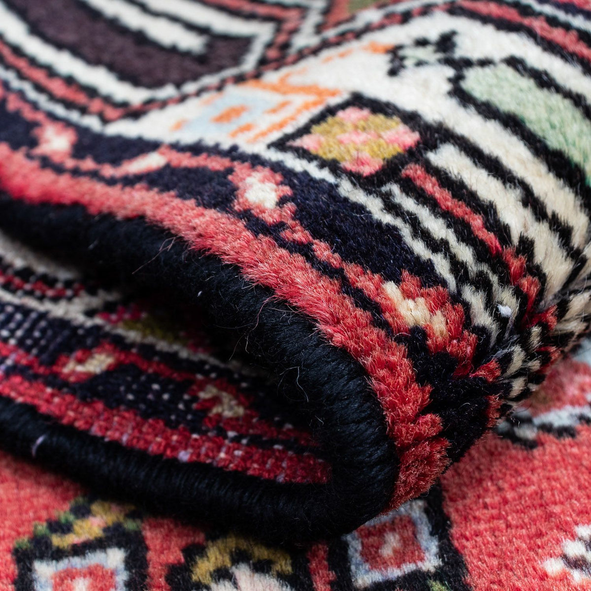 Perski dywan - Nomadyczny - 125 x 80 cm - jasna czerwień