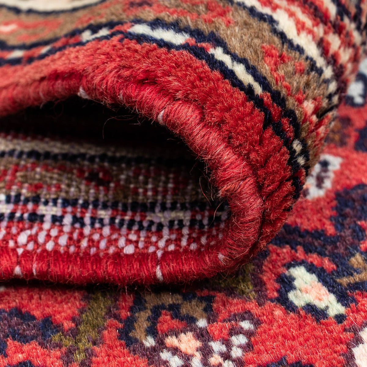 Perski dywan - Nomadyczny - 125 x 80 cm - czerwony