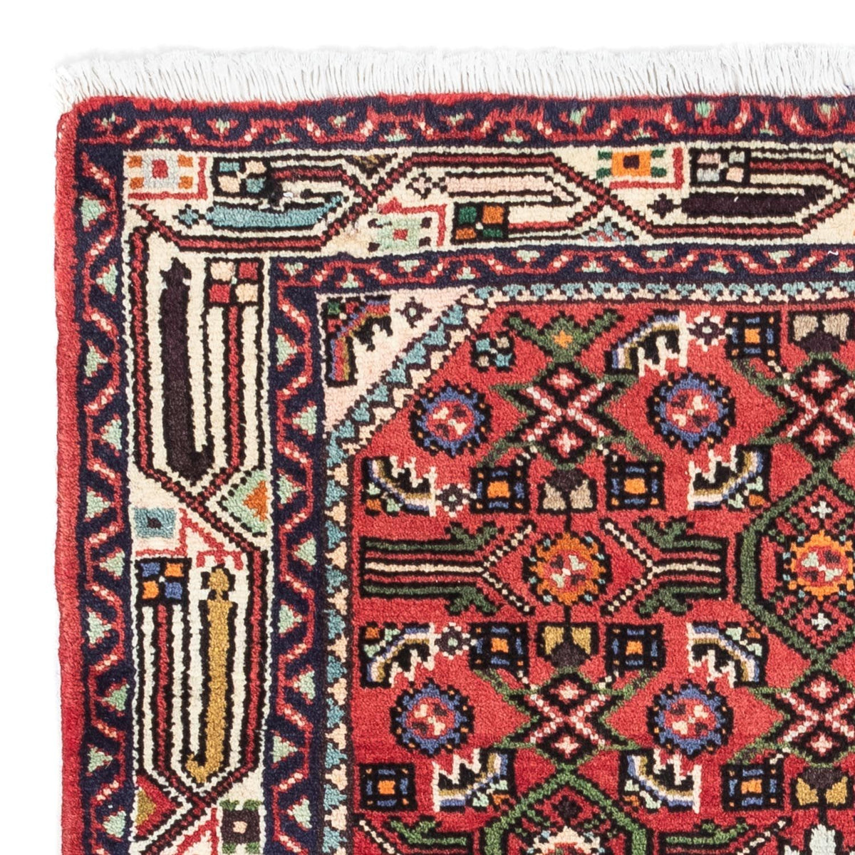 Perski dywan - Nomadyczny - 125 x 80 cm - czerwony