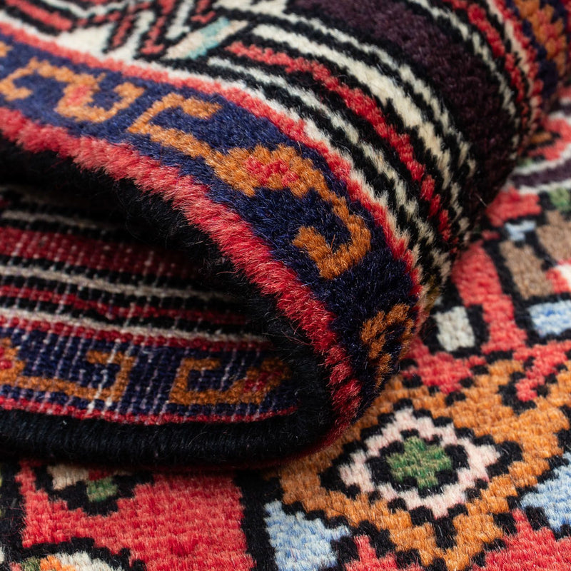 Perski dywan - Nomadyczny - 125 x 80 cm - czerwony