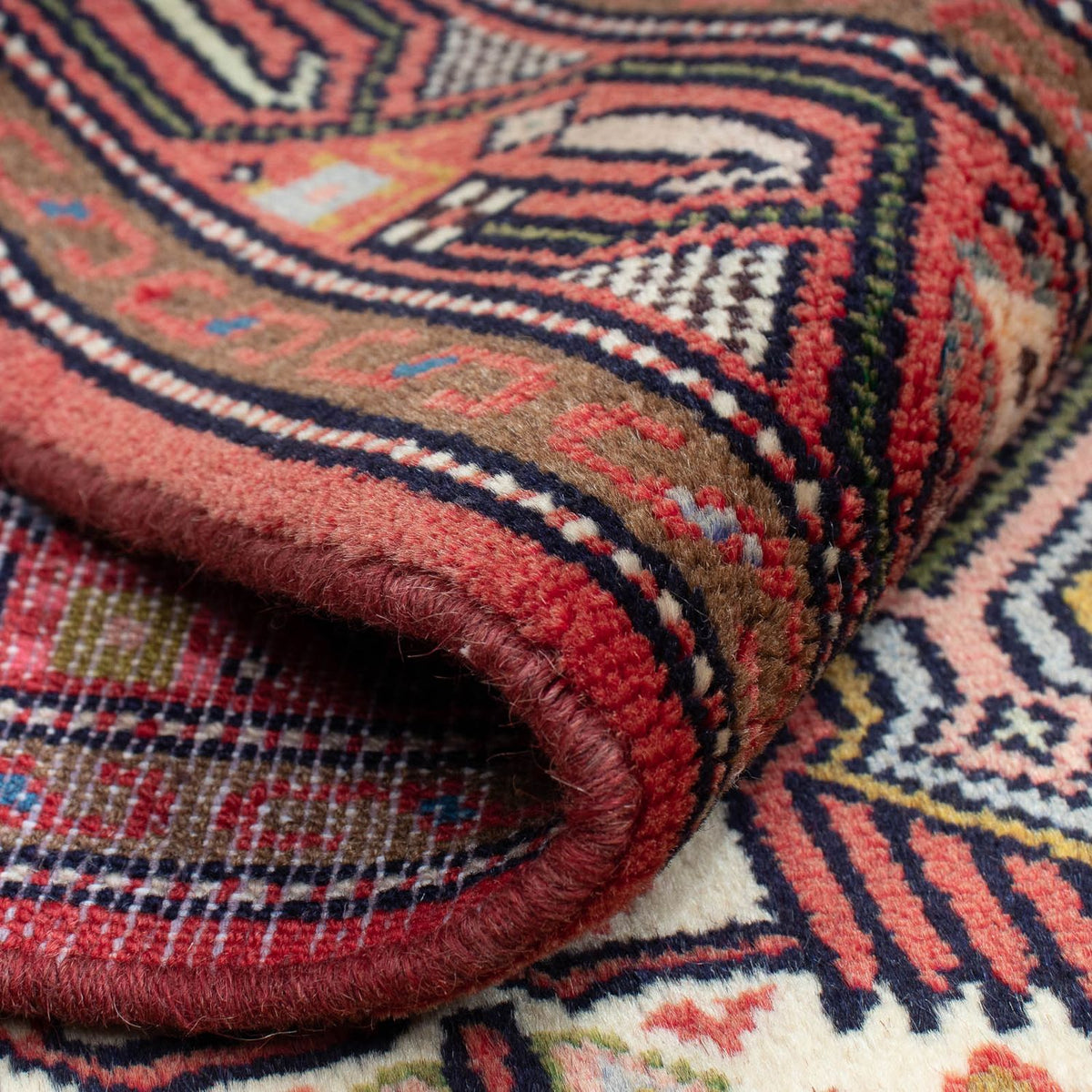 Perski dywan - Nomadyczny - 125 x 80 cm - beżowy