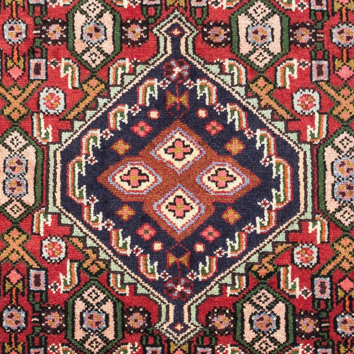 Perski dywan - Nomadyczny - 125 x 80 cm - czerwony