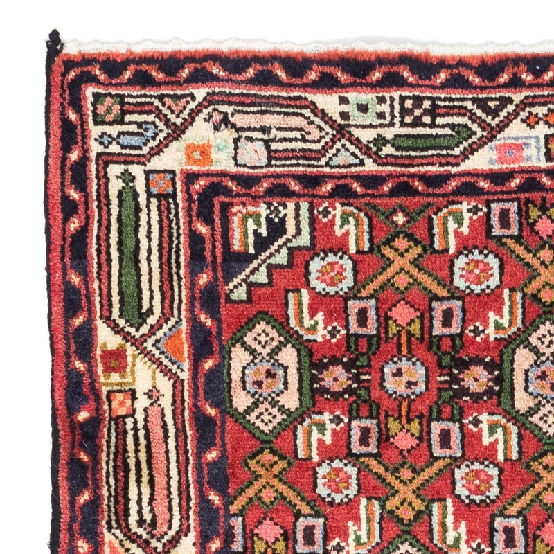 Perski dywan - Nomadyczny - 125 x 80 cm - czerwony