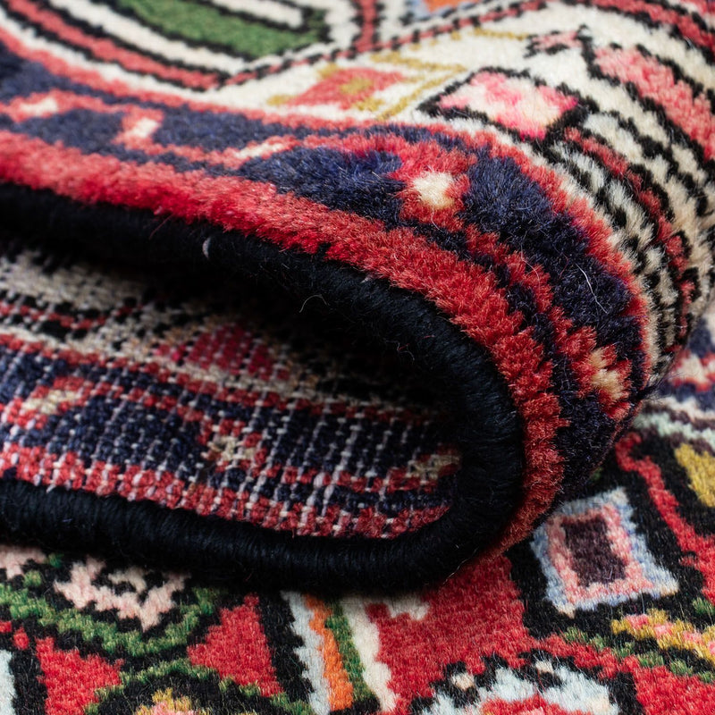 Perski dywan - Nomadyczny - 125 x 80 cm - czerwony