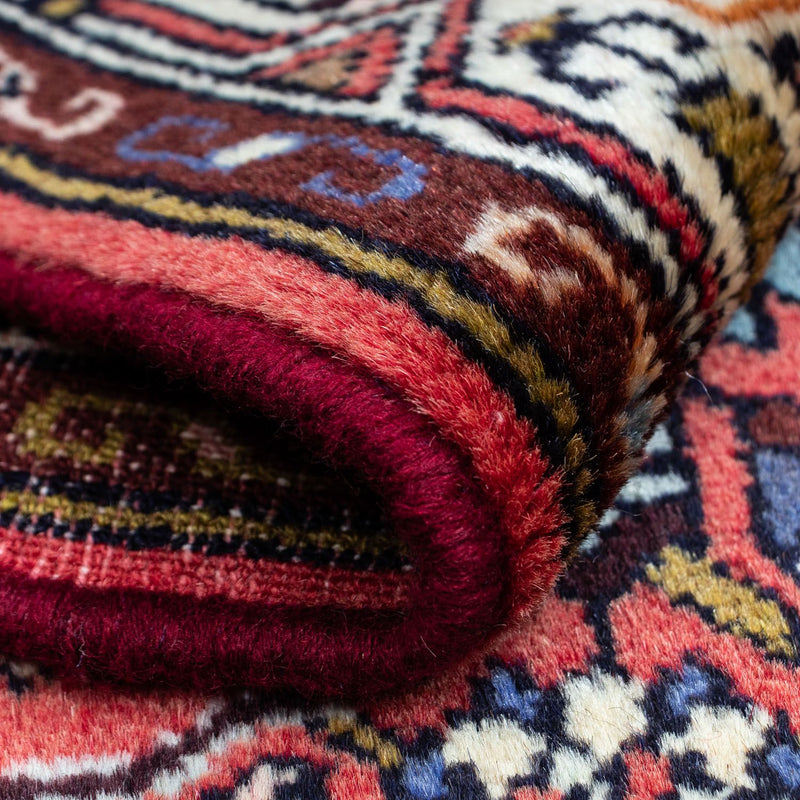 Perski dywan - Nomadyczny - 125 x 80 cm - jasna czerwień