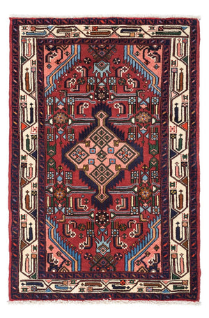 Perski dywan - Nomadyczny - 125 x 80 cm - ciemna czerwień