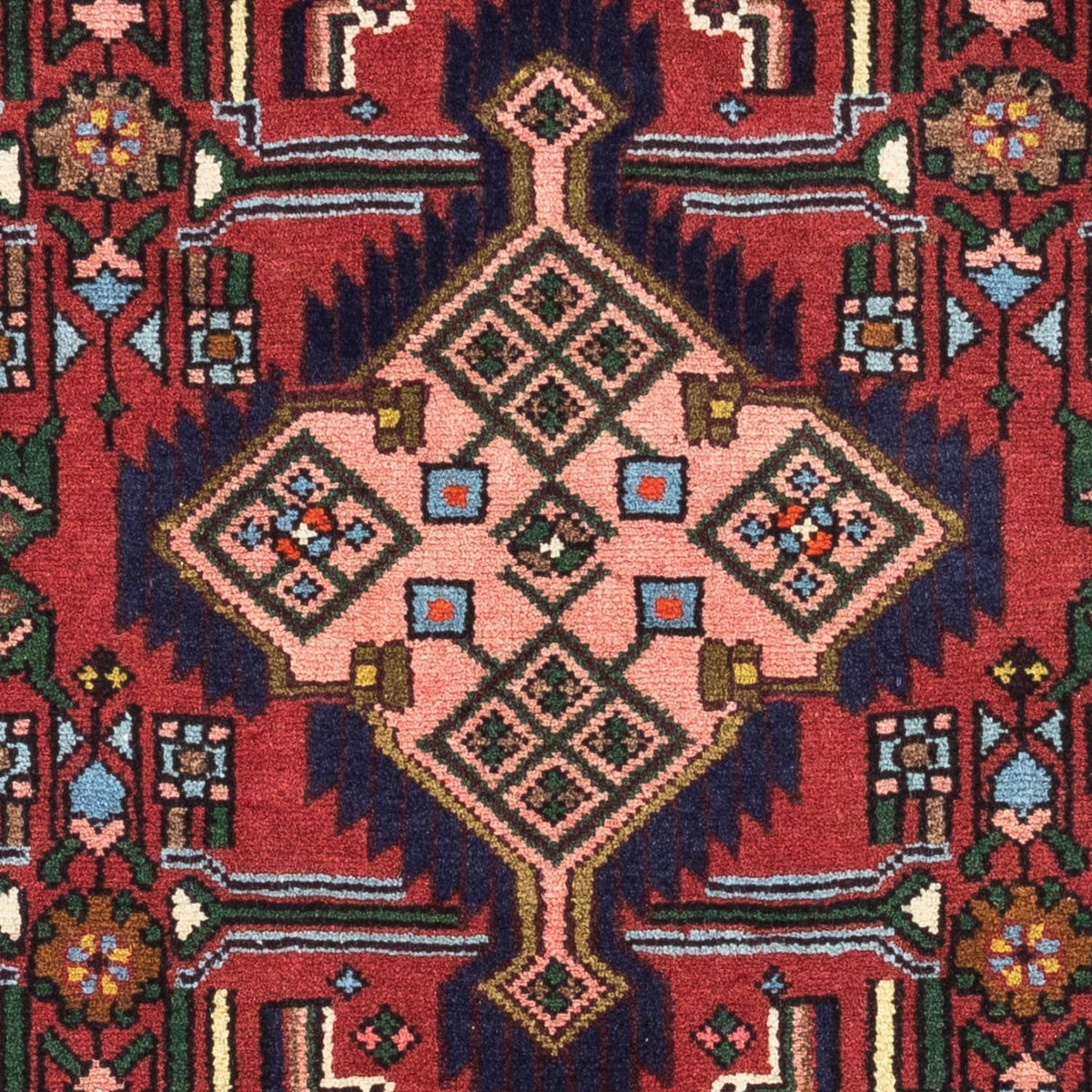 Perski dywan - Nomadyczny - 125 x 80 cm - ciemna czerwień